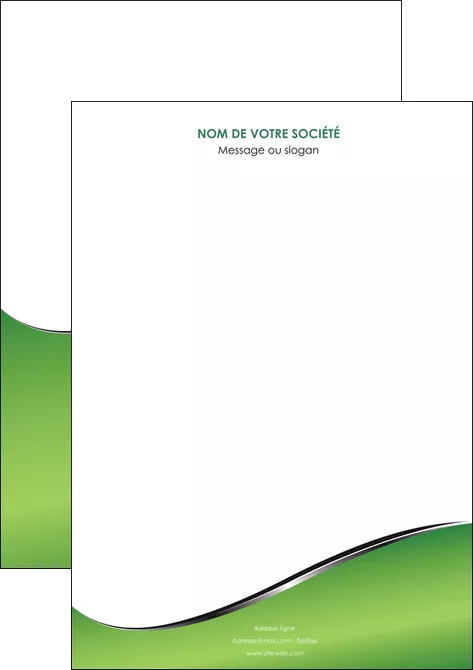 personnaliser maquette affiche vert fond vert colore MLGI59244