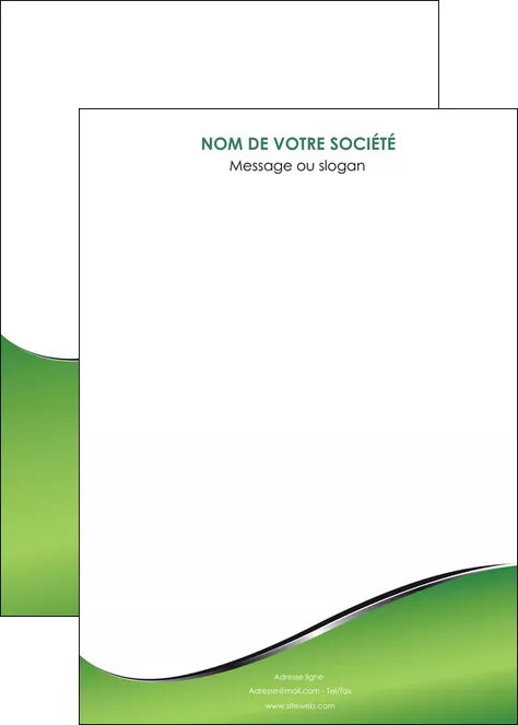 faire affiche vert fond vert colore MID59284