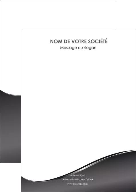 impression flyers web design gris fond gris noir MLIGLU59408