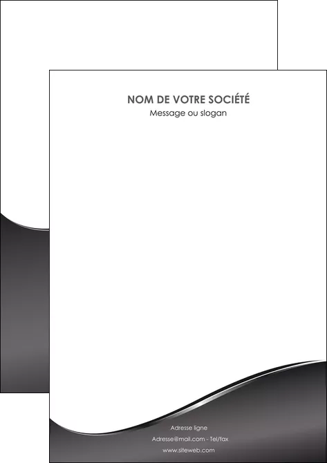 exemple affiche web design gris fond gris noir MIFBE59446