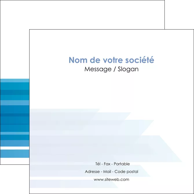 cree flyers bleu couleurs froides trait MIFBE59610