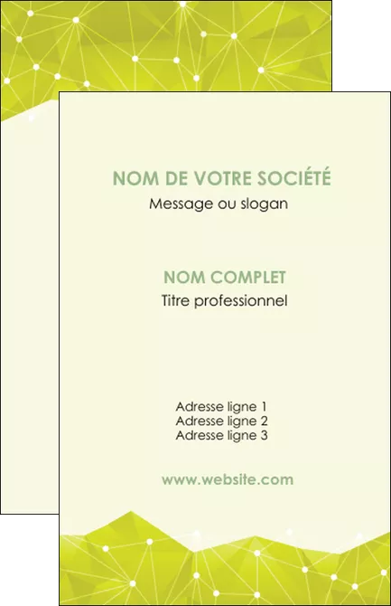 imprimerie carte de visite graphisme vert fond vert colore MLGI60044