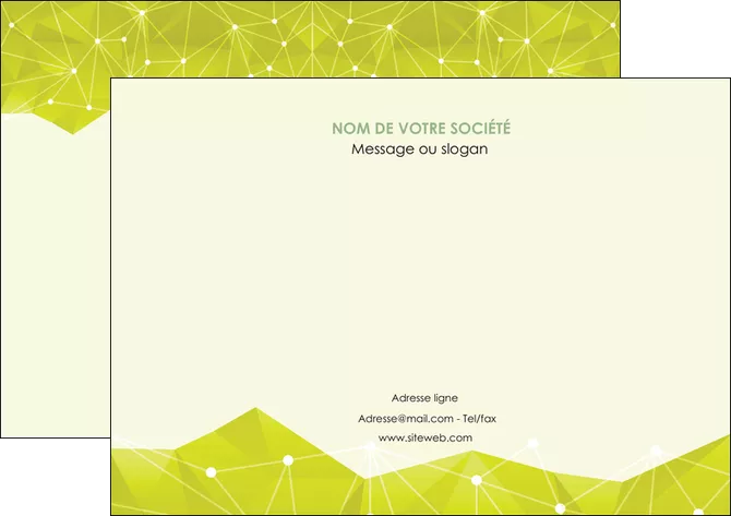 imprimerie affiche graphisme vert fond vert colore MLGI60058