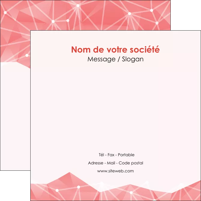 realiser flyers saumon fond saumon pastel tendre MIFBE60490