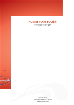 exemple affiche rouge couleur rouge orange MLIGLU62038