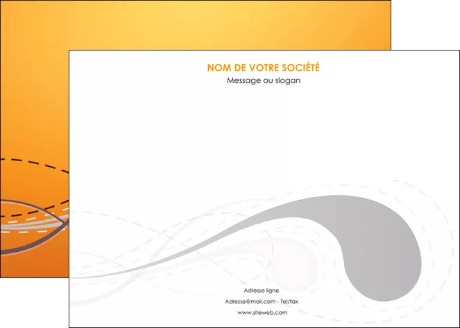 modele en ligne affiche orange abstrait abstraction MLIGLU62068