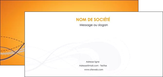 personnaliser maquette flyers orange abstrait abstraction MIFBE62084