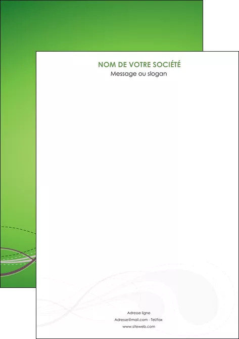 imprimerie affiche vert abstrait abstraction MLIGLU62108