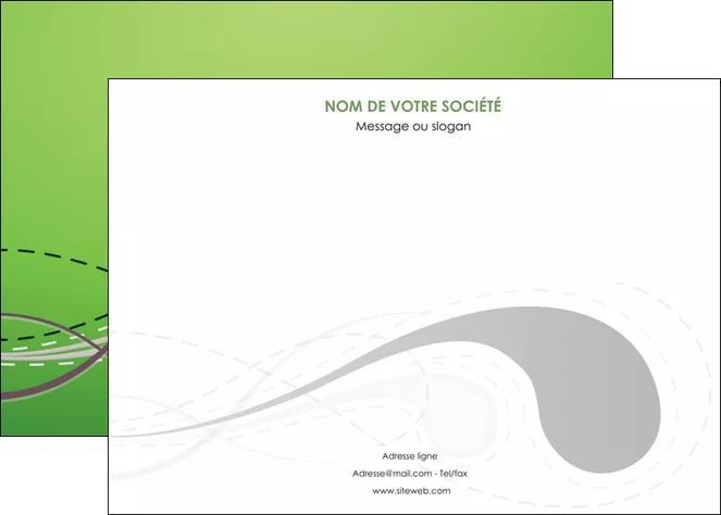 modele affiche vert abstrait abstraction MLIGLU62120