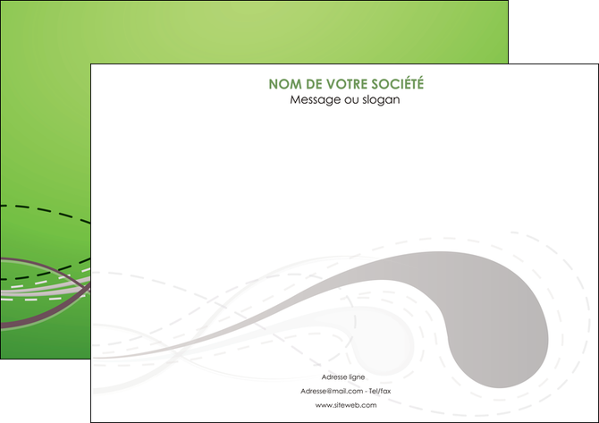 faire affiche vert abstrait abstraction MIDBE62122