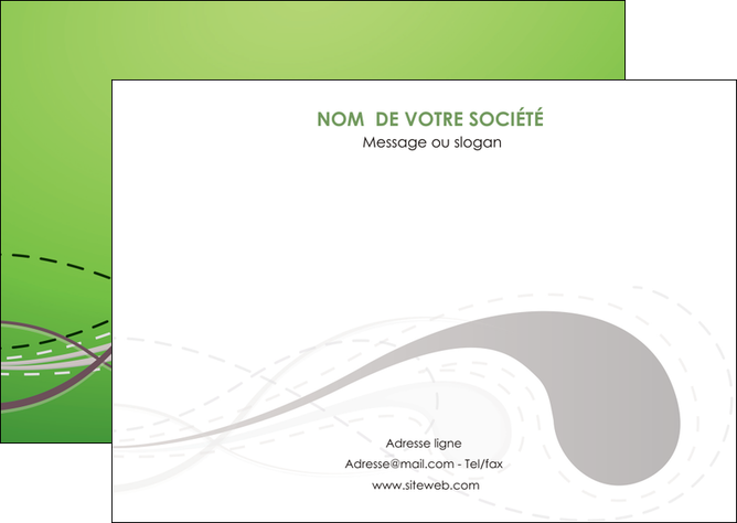 exemple flyers vert abstrait abstraction MIFCH62128