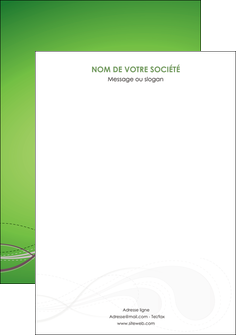 exemple affiche vert abstrait abstraction MIF62142
