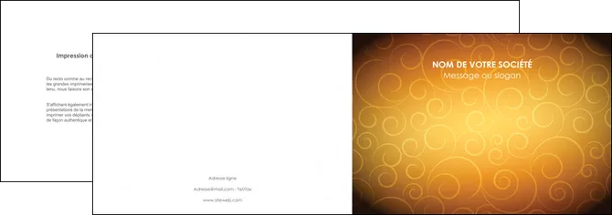 imprimer depliant 2 volets  4 pages  bijouterie dore abstrait abstraction MLGI62228