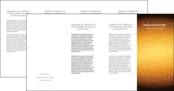 exemple depliant 4 volets  8 pages  bijouterie dore abstrait abstraction MLIP62258