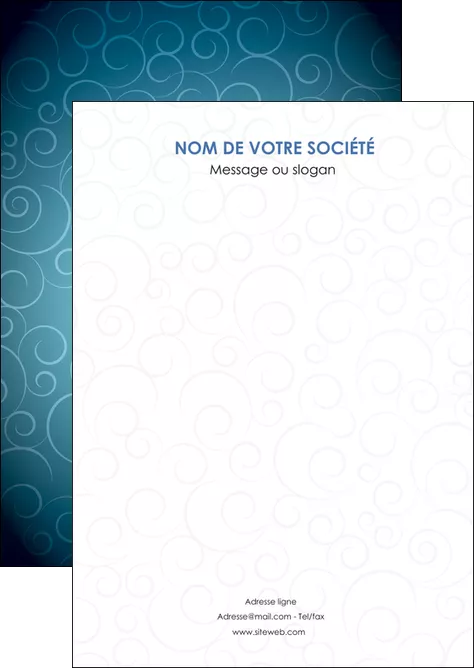 impression flyers abstrait arabique design MIFBE62266