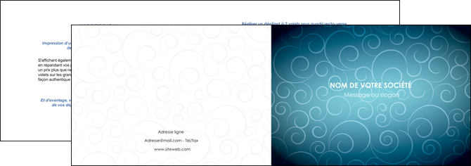 creer modele en ligne depliant 2 volets  4 pages  abstrait arabique design MIFCH62278