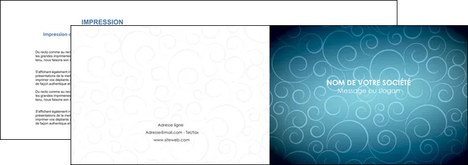 imprimer depliant 2 volets  4 pages  abstrait arabique design MLIGLU62280