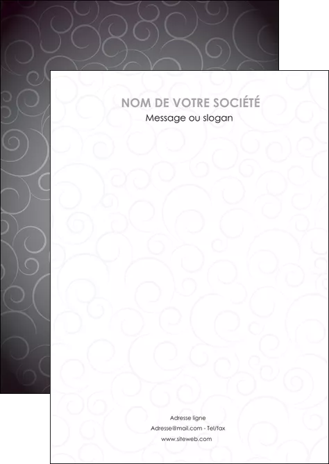 faire modele a imprimer flyers abstrait arabique design MLGI62318