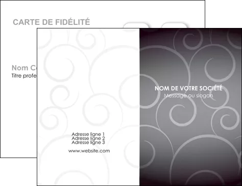 creation graphique en ligne carte de visite abstrait arabique design MID62324