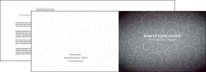 personnaliser modele de depliant 2 volets  4 pages  abstrait arabique design MFLUOO62332