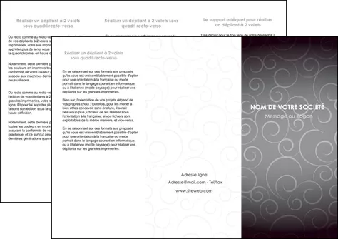 impression depliant 3 volets  6 pages  abstrait arabique design MLIGLU62340