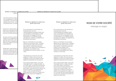 creation graphique en ligne depliant 3 volets  6 pages  couleur couleurs colore MLGI62732