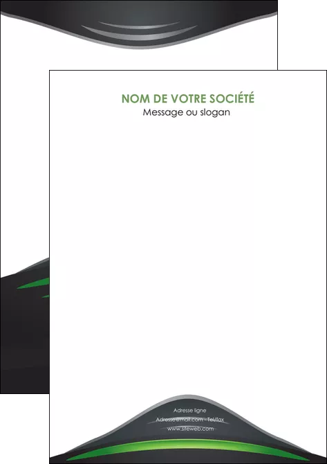 realiser flyers gris vert vintage MLGI62864