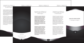 modele en ligne depliant 4 volets  8 pages  web design noir metallise fond noir MLGI63282