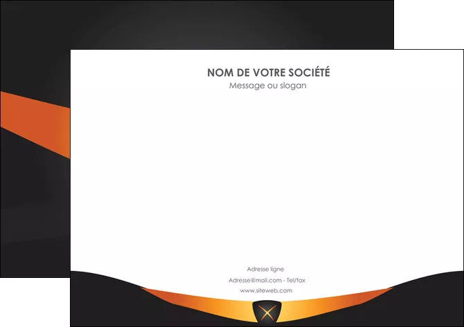 personnaliser maquette affiche web design noir simple professionnel MLGI63586