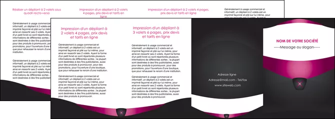 modele depliant 4 volets  8 pages  gris gris fonce mat MIFLU63876