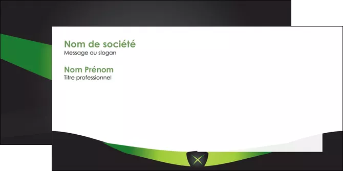 creer modele en ligne enveloppe gris vert fond MIF64040