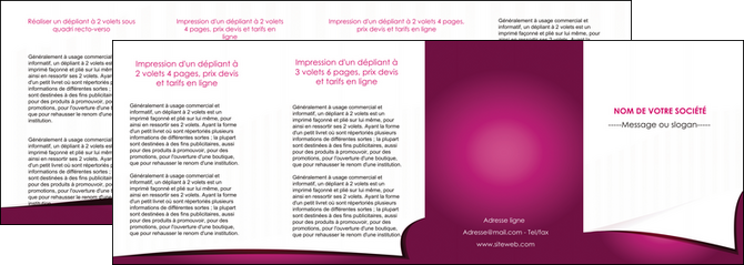maquette en ligne a personnaliser depliant 4 volets  8 pages  violet abstrait abstraction MLGI64102