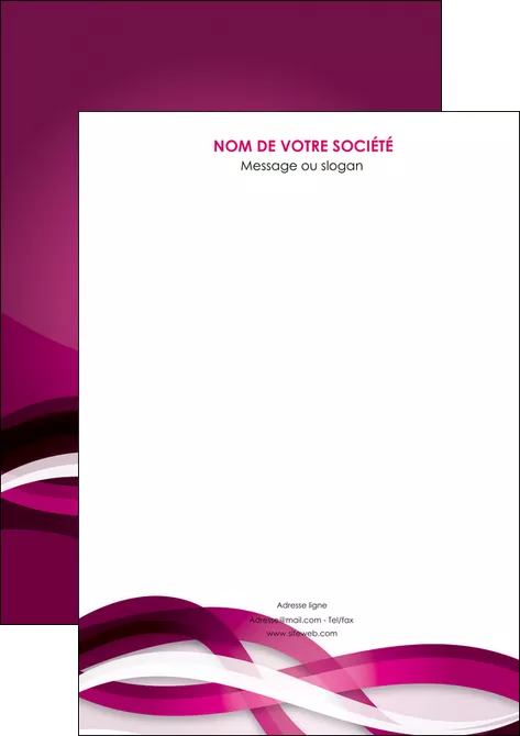 exemple affiche violet violet fonce couleur MLIGLU64522