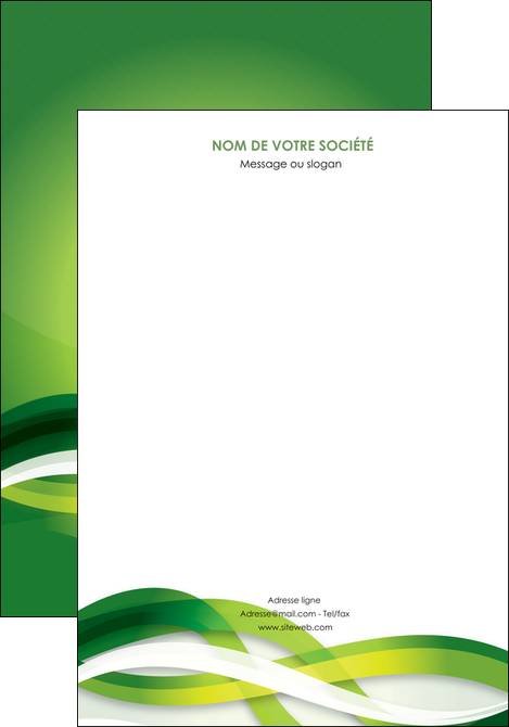 exemple affiche vert verte fond vert MLGI64738