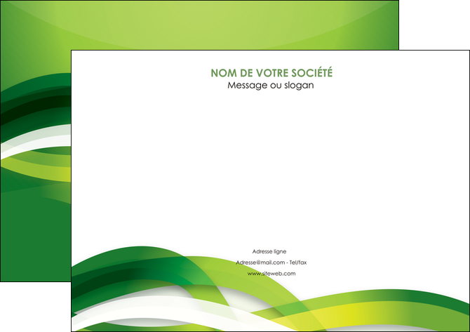 modele affiche vert verte fond vert MLGI64754