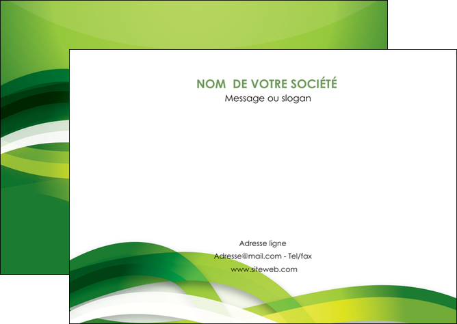 creation graphique en ligne flyers vert verte fond vert MLGI64760