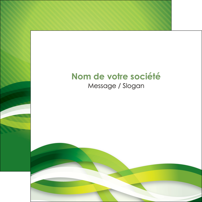 modele en ligne flyers vert verte fond vert MLGI64764