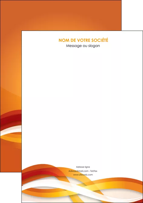 modele en ligne affiche orange colore couleur MLGI64810