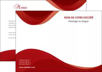 realiser set de table fond rouge couleur colore MLGI64968