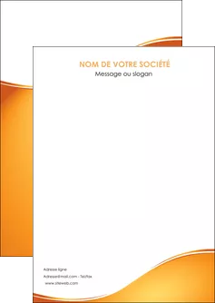 modele en ligne flyers orange fond orange fluide MIFBE65432