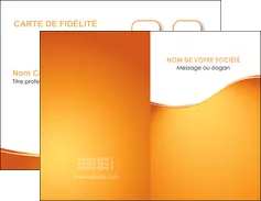 realiser carte de visite orange fond orange fluide MIFBE65438