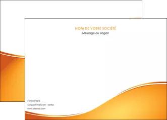 exemple affiche orange fond orange fluide MIFBE65448