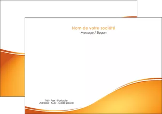 faire modele a imprimer flyers orange fond orange fluide MIFBE65452