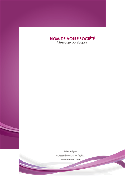 imprimerie flyers violet violette abstrait MLIG66942