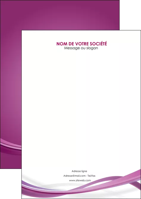 imprimerie flyers violet violette abstrait MLGI66942