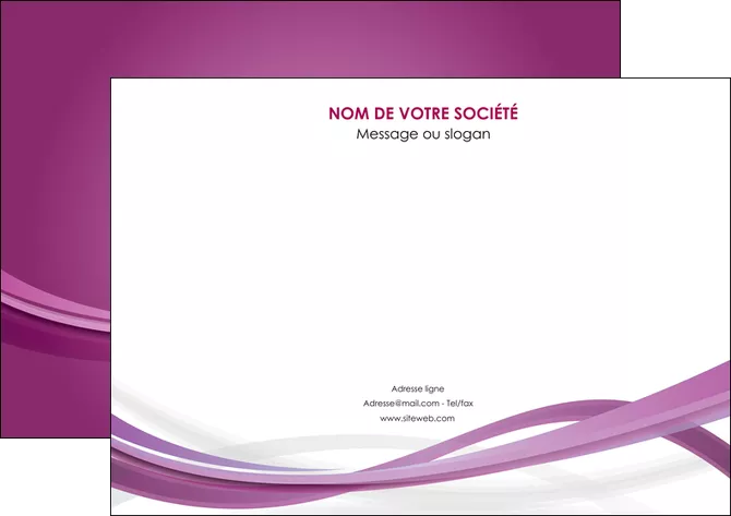 maquette en ligne a personnaliser affiche violet violette abstrait MIFCH66960