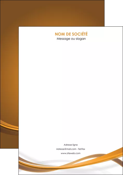 imprimerie affiche marron marron chocolat couleur MLGI67084