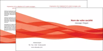 exemple depliant 2 volets  4 pages  rouge couleurs chaudes fond  colore MLIGCH67134