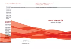 faire depliant 2 volets  4 pages  rouge couleurs chaudes fond  colore MLIGCH67144