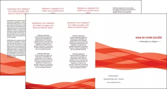 faire depliant 4 volets  8 pages  rouge couleurs chaudes fond  colore MLIGCH67150